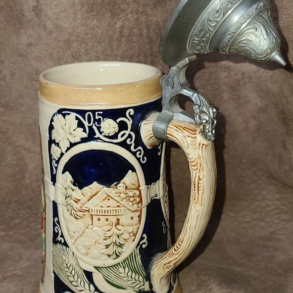 handmade vintage beer stein from germany - Picture 2 of 3
